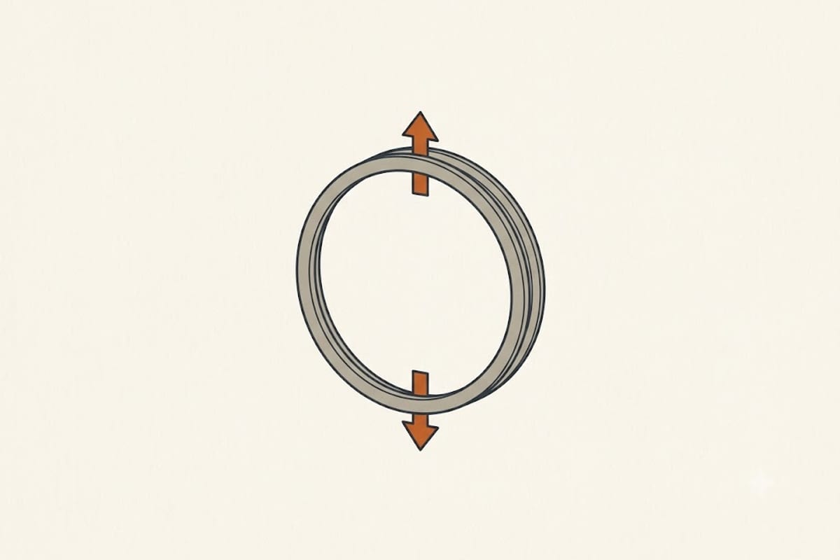 Checking bearing wear by moving the drum by hand
