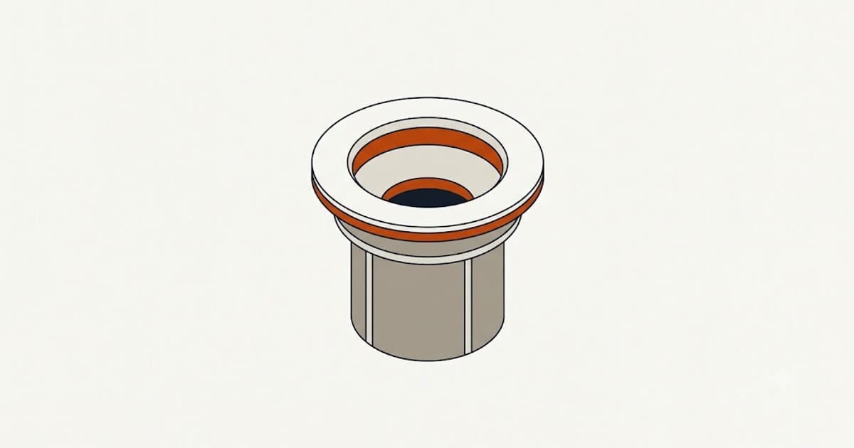 A sink drain opening above a disposal unit