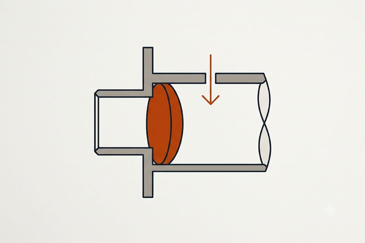 A new disposal ships with its inlet blocked