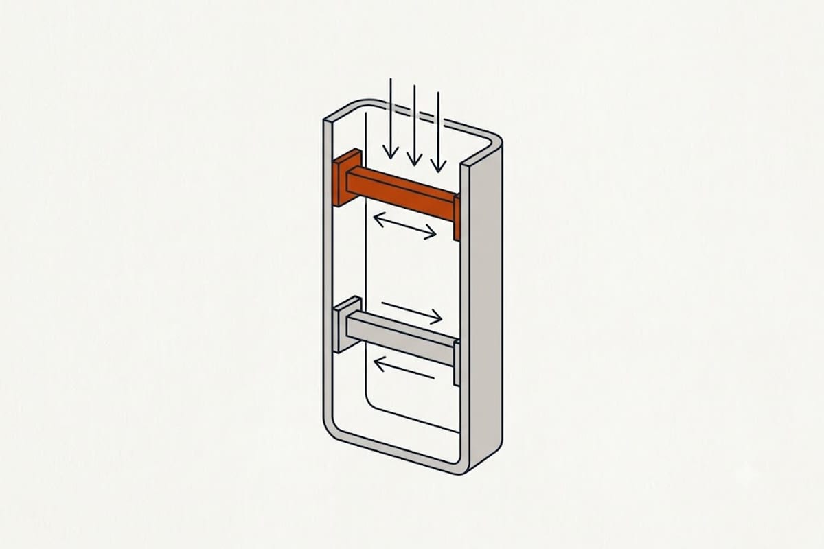 Electric tanks commonly have an upper and a lower element